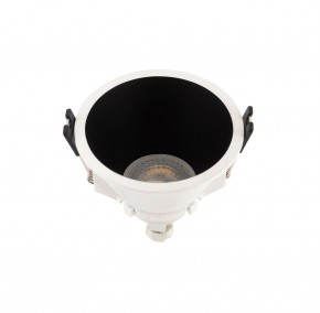DK3026-WB Встраиваемый светильник, IP 20, 10 Вт, GU5.3, LED, белый/черный, пластик в Снежинске - snezhinsk.ok-mebel.com | фото 2