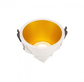 DK3026-WG Встраиваемый светильник, IP 20, 10 Вт, GU5.3, LED, белый/золотой, пластик в Снежинске - snezhinsk.ok-mebel.com | фото 4