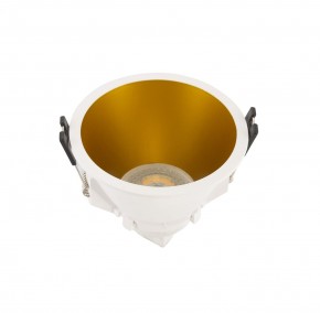 DK3026-WG Встраиваемый светильник, IP 20, 10 Вт, GU5.3, LED, белый/золотой, пластик в Снежинске - snezhinsk.ok-mebel.com | фото 2