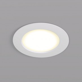 DK3046-WH Встраиваемый светильник, IP 20, 5Вт, LED, белый, пластик в Снежинске - snezhinsk.ok-mebel.com | фото