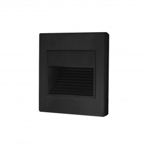DK3050-BK Светильник встраиваемый в стену, IP 20, LED 3000, 1 Вт, черный пластик в Снежинске - snezhinsk.ok-mebel.com | фото