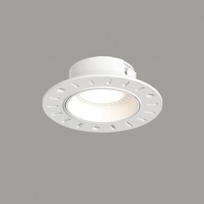 DK3055-WH Встраиваемый светильник, IP 20, 10 Вт, GU5.3, LED, белый, пластик в Снежинске - snezhinsk.ok-mebel.com | фото