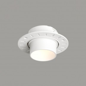 DK3056-WH Встраиваемый светильник под шпатлевку, IP20, до 15 Вт, LED, GU5,3, белый, пластик в Снежинске - snezhinsk.ok-mebel.com | фото