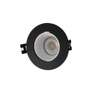 DK3061-BK+WH Встраиваемый светильник, IP 20, 10 Вт, GU5.3, LED, черный/белый, пластик в Снежинске - snezhinsk.ok-mebel.com | фото