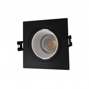 DK3071-BK+WH Встраиваемый светильник, IP 20, 10 Вт, GU5.3, LED, черный/белый, пластик в Снежинске - snezhinsk.ok-mebel.com | фото