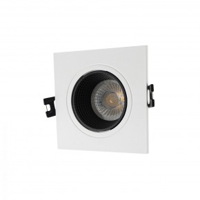 DK3071-WH+BK Встраиваемый светильник, IP 20, 10 Вт, GU5.3, LED, белый/черный, пластик в Снежинске - snezhinsk.ok-mebel.com | фото