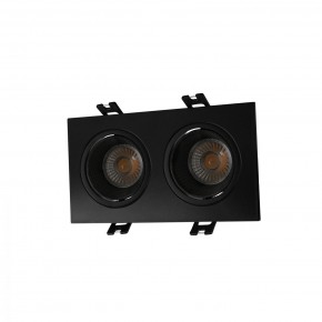 DK3072-BK Встраиваемый светильник, IP 20, 10 Вт, GU5.3, LED, черный/черный, пластик в Снежинске - snezhinsk.ok-mebel.com | фото