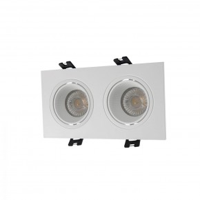 DK3072-WH Встраиваемый светильник, IP 20, 10 Вт, GU5.3, LED, белый/белый, пластик в Снежинске - snezhinsk.ok-mebel.com | фото