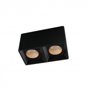 DK3085-BK+BR Светильник накладной IP 20, 10 Вт, GU5.3, LED, черный/бронзовый, пластик в Снежинске - snezhinsk.ok-mebel.com | фото
