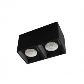 DK3085-BK+CH Светильник накладной IP 20, 10 Вт, GU5.3, LED, черный/хром, пластик в Снежинске - snezhinsk.ok-mebel.com | фото