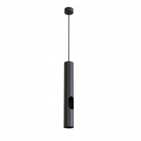 DK4045-BK Подвесной светильник, с декоративным вырезом, IP 20, до 15 Вт, LED, GU10, черный, алюминий в Снежинске - snezhinsk.ok-mebel.com | фото