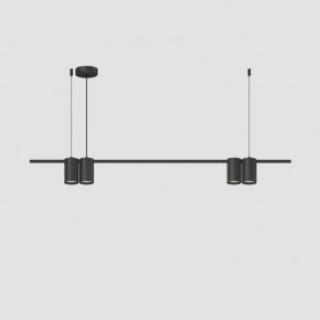 DK4061-BK Подвесной светильник ORBIT, IP20, 4xGU10 LED до 15 Вт, черный матовый, алюминий в Снежинске - snezhinsk.ok-mebel.com | фото 2