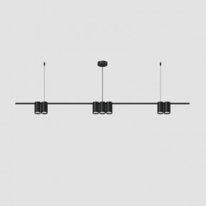 DK4063-BK Подвесной светильник ORBIT, IP20, 7xGU10 LED до 15 Вт, черный матовый, алюминий в Снежинске - snezhinsk.ok-mebel.com | фото 2
