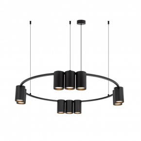 DK4065-BK Подвесной светильник ORBIT, IP20, 10xGU10 LED до 15 Вт, черный матовый, алюминий в Снежинске - snezhinsk.ok-mebel.com | фото 3
