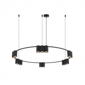 DK4067-BK Подвесной светильник ORBIT, IP20, 15xGU10 LED до 15 Вт, черный матовый, алюминий в Снежинске - snezhinsk.ok-mebel.com | фото 3