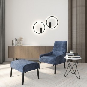 DK5035-BK Бра ROUND со светодиодом, IP20, 24W, 3000/4000/6500K, черный, алюминий в Снежинске - snezhinsk.ok-mebel.com | фото 8