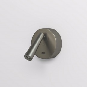 DK5072-DN Бра SHINE WALL со светодиодом, D104*H68, IP20, 3000К, 3W, RA?90, темный никель, алюминий в Снежинске - snezhinsk.ok-mebel.com | фото 2