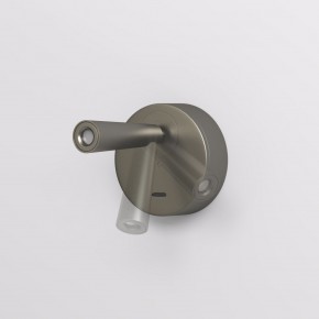 DK5072-DN Бра SHINE WALL со светодиодом, D104*H68, IP20, 3000К, 3W, RA?90, темный никель, алюминий в Снежинске - snezhinsk.ok-mebel.com | фото 3