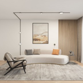 DK5072-DN Бра SHINE WALL со светодиодом, D104*H68, IP20, 3000К, 3W, RA?90, темный никель, алюминий в Снежинске - snezhinsk.ok-mebel.com | фото 5