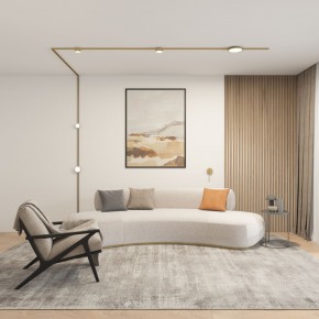 DK5072-SB Бра SHINE WALL со светодиодом, D104*H68, IP20, 3000К, 3W, RA?90, сатинированная латунь, алюминий в Снежинске - snezhinsk.ok-mebel.com | фото 5