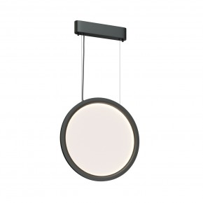 DK6604-BK Подвесной вертикальный светильник Veil со светодиодом H1500 d450 220V 36W 3000-6000K IP20 черный алюминий в Снежинске - snezhinsk.ok-mebel.com | фото 3