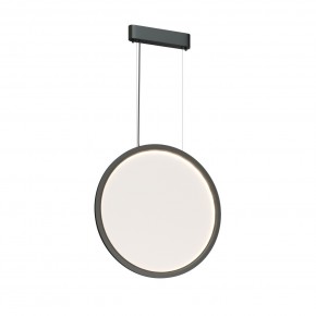 DK6606-BK Подвесной вертикальный светильник Veil со светодиодом H1700 d600 220V 48W 3000-6000K IP20 черный алюминий в Снежинске - snezhinsk.ok-mebel.com | фото 5