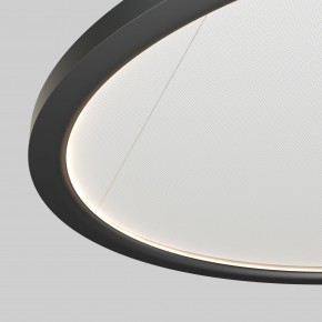 DK6616-BK Подвесной горизонтальный светильник Veil со светодиодом H900 d600 220V 48W 3000-6000K IP20 черный алюминий в Снежинске - snezhinsk.ok-mebel.com | фото 3