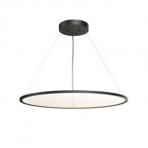 DK6620-BK Подвесной горизонтальный светильник Veil со светодиодом H900 d1000 220V 82W 3000-6000K IP20 черный алюминий в Снежинске - snezhinsk.ok-mebel.com | фото 4