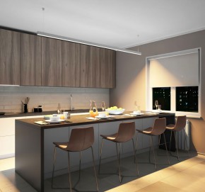 DK9253-WH Линейный светильник 62W 2500mm 3000K, белый в Снежинске - snezhinsk.ok-mebel.com | фото 4