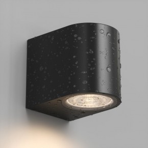 DK9790-BK Настенный уличный светильник NARVIK, IP44, GU10 LED, до 15 Вт, черный, алюминий в Снежинске - snezhinsk.ok-mebel.com | фото 3