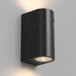 DK9791-BK Настенный уличный светильник NARVIK, IP44, 2хGU10 LED, до 15 Вт, черный, алюминий в Снежинске - snezhinsk.ok-mebel.com | фото 3