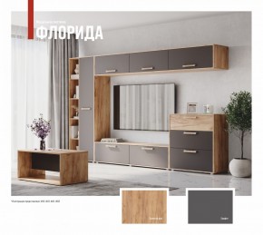 ФЛОРИДА Гостиная (модульная) дуб золотой/графит в Снежинске - snezhinsk.ok-mebel.com | фото