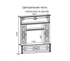 Гостиная Джулия 3.0 (Итальянский орех/Груша с платиной черной) в Снежинске - snezhinsk.ok-mebel.com | фото 3