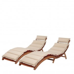 Комплект шезлонги и столик AFM-803A-T133 Beige (2+1) в Снежинске - snezhinsk.ok-mebel.com | фото 2