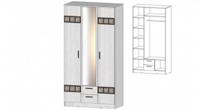 КОСТА-РИКА Шкаф 3-х створчатый (анкор светлый) в Снежинске - snezhinsk.ok-mebel.com | фото
