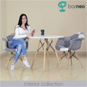 Кресло Barneo N-14 Patchwork черно-белый в Снежинске - snezhinsk.ok-mebel.com | фото 3