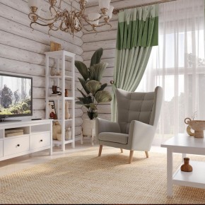 Кресло для отдыха Саари светло-серое, ткань рогожка в Снежинске - snezhinsk.ok-mebel.com | фото 4