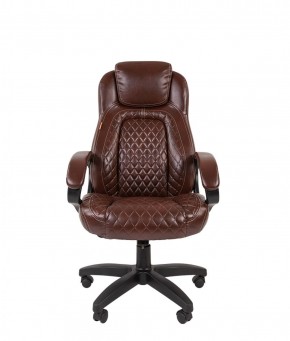 Кресло для руководителя  CHAIRMAN 432 (Экокожа коричневая) в Снежинске - snezhinsk.ok-mebel.com | фото 2