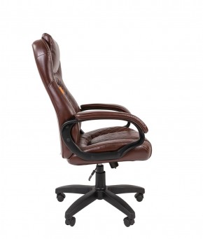 Кресло для руководителя  CHAIRMAN 432 (Экокожа коричневая) в Снежинске - snezhinsk.ok-mebel.com | фото 3