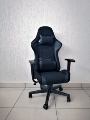 Кресло геймерское Barneo K-50 (черная сетка черные вставки) в Снежинске - snezhinsk.ok-mebel.com | фото