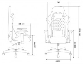 Кресло игровое Бюрократ VIKING 7 KNIGHT B FABRIC черный в Снежинске - snezhinsk.ok-mebel.com | фото 4