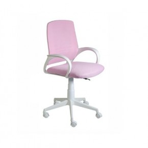 Кресло Ирис White сетка/ткань розовая в Снежинске - snezhinsk.ok-mebel.com | фото