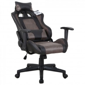 Кресло компьютерное BRABIX "GT Racer GM-100" (черное/коричневое) 531819 в Снежинске - snezhinsk.ok-mebel.com | фото 4