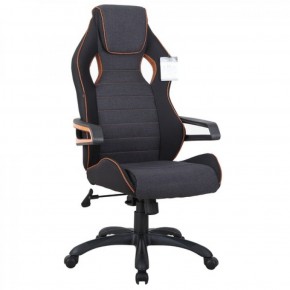 Кресло компьютерное BRABIX Techno Pro GM-003 (ткань черное/серое, вставки оранжевые) 531813 в Снежинске - snezhinsk.ok-mebel.com | фото
