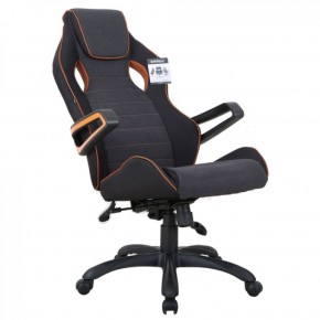 Кресло компьютерное BRABIX Techno Pro GM-003 (ткань черное/серое, вставки оранжевые) 531813 в Снежинске - snezhinsk.ok-mebel.com | фото 8