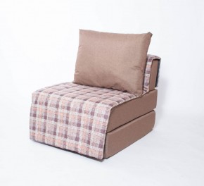 Кресло-кровать бескаркасное Харви (коричневый-квадро беж) в Снежинске - snezhinsk.ok-mebel.com | фото
