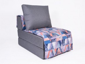 Кресло-кровать бескаркасное Харви (серый-сноу деним) в Снежинске - snezhinsk.ok-mebel.com | фото
