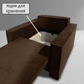 Кресло-кровать Принц КК1-ВК (велюр коричневый) в Снежинске - snezhinsk.ok-mebel.com | фото 6