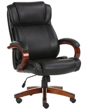 Кресло офисное BRABIX PREMIUM "Magnum EX-701" (дерево, рециклированная кожа, черное) 531827 в Снежинске - snezhinsk.ok-mebel.com | фото 1