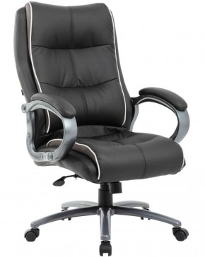 Кресло офисное BRABIX PREMIUM "Strong HD-009" (экокожа черная, ткань серая) 531945 в Снежинске - snezhinsk.ok-mebel.com | фото 1